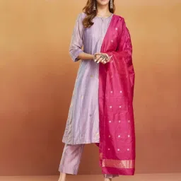 Fabindia Pink Woven Pattern Dupatta image 1