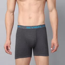 Vimal Jonney Multicolor Cotton comfort fit Trunks Pack of 3 image 1