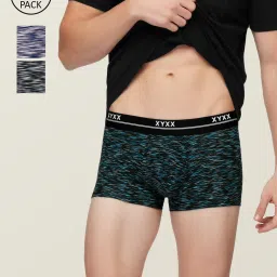 XYXX Multicolor Heathered Trunks - Pack of 3 image 1