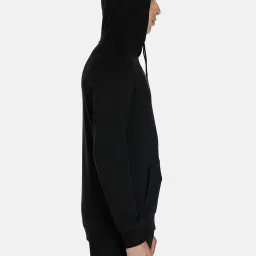 Puma Black Cotton Regular Fit Printed Hooded Sweatshirts image 4