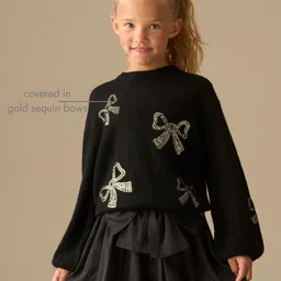 Angel & Rocket Girls Printed Pullover with Embellished Detail-picture-38