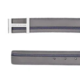 Tommy Hilfiger Growler Grey Leather Reversible Belt for Men image 5