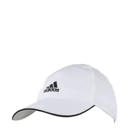 adidas White Solid Baseball Cap-image-43