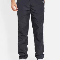 Octave Navy Cotton Regular Fit Trackpants-picture-19