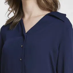 Spykar Navy Regular Fit Shirt image 5