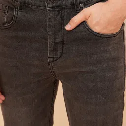 High Star Greyish Black Cotton Comfort Fit Jeans image 5