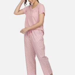 The Calm Collective Prism Pink Ellen Turn-Up Pajama image 5