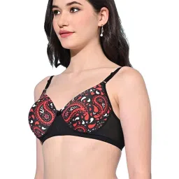 FIMS Black Printed Bras - Pack Of 2 image 5