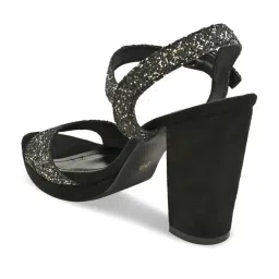 Rocia by Regal Women's Black Ankle Strap Sandals image 5