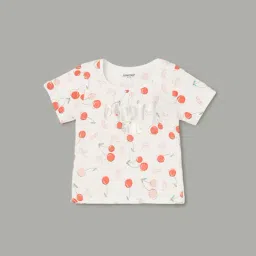 Juniors by Lifestyle Girls White Cotton Printed T-Shirt-picture-25