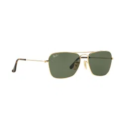 Ray-Ban 0RB3136I Green Caravan Square Sunglasses - 58 mm image 5