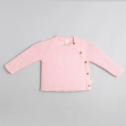 ed-a-mamma baby Ed-A-Mamma Girls Pink Cotton Self Design Combo Set image 1