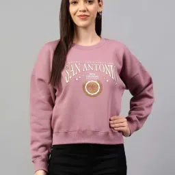 Cantabil Lavender Printed Sweatshirt image 1