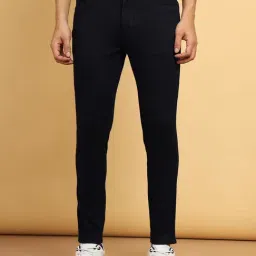 Wrangler Bostin Navy Slim Fit Lightly Washed Jeans-image-54