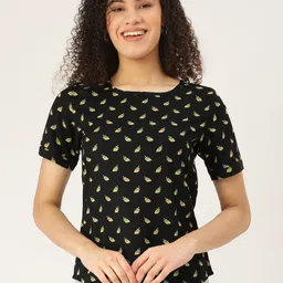 BRINNS Black Print Top image 1