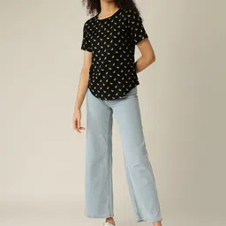 BRINNS Black Print Top image 5