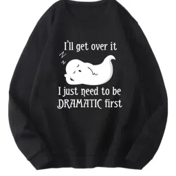 Zuafany Black Printed Hoodie image 1