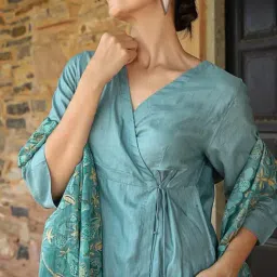 Dharan Gulista Green Kurta image 4