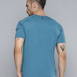 Alcis Blue Slim Fit Printed T-Shirts image 2