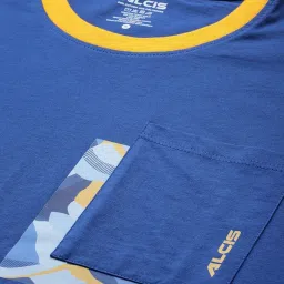Alcis Blue Slim Fit T-Shirts image 4