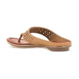 khadim Khadim's Women's Beige Thong Sandals image 5