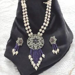 Sri Jagdamba Pearls Krivi Pearl Set for Women-picture-20
