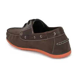 Hitz Men's Brown Boat Shoes image 4