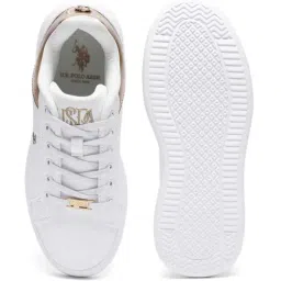 U.S. Polo Assn. Women's ELSIE 3.0 White solid Sneakers image 3