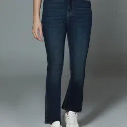 High Star Blue Cotton Bootcut Jeans-picture-35