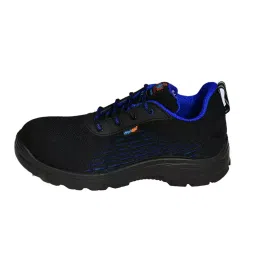 HIGHLITE Steel Toe Safety Shoes Single Density PU Sole Black & Blue UK 9, HL-2103 SD-picture-42