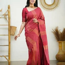 bigben textile Woven Design Banarasi Saree image 5