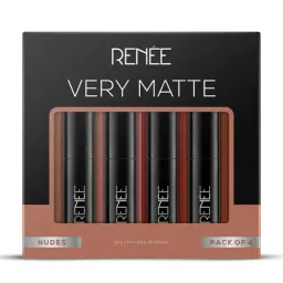 Renee Very Matte Matte Lipsticks, Nudes - Pack Of 4-picture-15