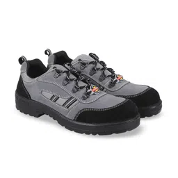 WARRIOR Men Leather Antibacterial Trekking Shoes-picture-18