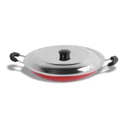 Sumeet Granite Finish NonStick Red Aluminium Round Shape Grill Pan 1.9L-image-55