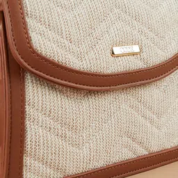 CODE by Lifestyle Structured Handheld Bag with Tasselled image 3