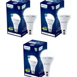 Philips 14W Stellar Bright B22 Emergency LED Bulb for Power Cuts Pack of 3 (Crystal White)-picture-11