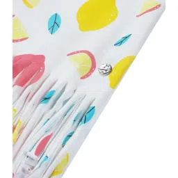 Gini & Jony Kids White Cotton Printed Top image 3