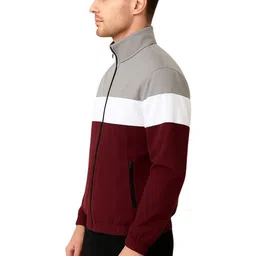 Zuhper Men Colourblocked Lightweight Sporty Jacket image 3