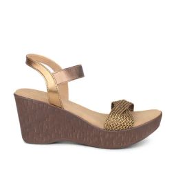 Inc.5 Women's Antique Gold Ankle Strap Wedges-picture-28