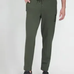 U.S. Polo Assn. Denim Co. Olive Cotton Regular Fit Trackpants-picture-33