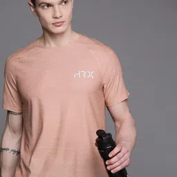 HRX by Hrithik Roshan Men Brand Logo Printed Raglan Sleeves Rapid-Dry Sports T-shirt-picture-15