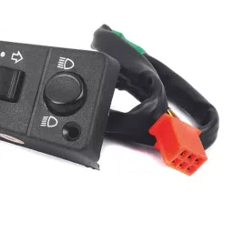 Uno Minda Handle Bar Switch - Left Side, With 1 Wire Coupler for 3W - for Bajaj RE 2&4 Stroke (SW-0743) image 3