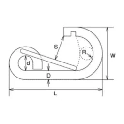AS ONE Snap hook, EA638JM-23 image 3