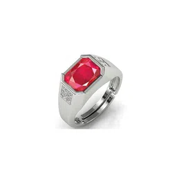 RRVGEM 6.00 KT Stone Studde Finger Ring image 2