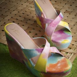 JM Looks Women Printed Wedge Sandals-picture-38