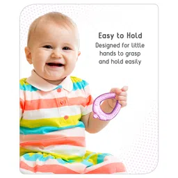 Babyhug Water Filled Berry Shape Teether -Pink image 4