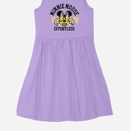 YK Disney Girls Print Fit & Flare Dress-image-49