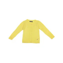 Allen Solly Junior Yellow Embellished Sweater-picture-16