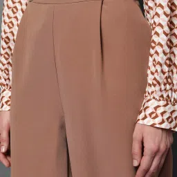 Vero Moda Brown Regular Fit High Rise Pants image 5