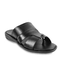 Walkway Men's Black Casual Sandals-image-2